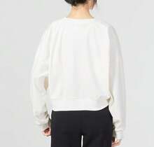 Skechers 女士新款圓領長袖休閒運動衛衣 - 白色 - 查看 3