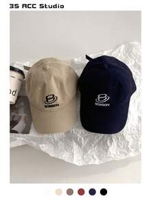 1 Piece Soft Crown Minimalist Snapback Cap, Unisex Casual Outdoor Sun Hat, Small Face, Spring/Summer - Multicolor - View 9