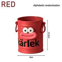 1 Stück lustiger, süßer Stifthalter aus Kunststoff, große Kapazität, Studenten Schreibtisch Aufbewahrungsbox für Mädchen, Büro Kinder Schreibtisch Aufbewahrungsbox (mit zufälligen Aufklebern)