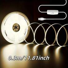 LQHZMYY USB Powered LED Light Strip, COB High Brightness, Self-Adhesive Backing, 5V Voltage, Button Switch, Suitable For TV Backlight, Home, Party, Wedding, Halloween, Christmas Decoration - Indoor Decor Lighting, Event Atmosphere Lighting, High Brightness LED Light, Night Light, Decorations, Living Room, Christmas Party, Bedroom Night Light - 彩色 - 查看 18