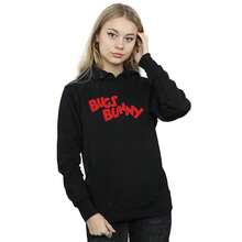 LOONEY TUNES Womens/Ladies Bugs Bunny Name Hoodie (Black)