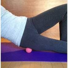 Massage Balls Myofascial Release, Point Therapy, Muscle Knots, And Yoga Therapy. Set Of 2 Firm Balls Pink And Purple