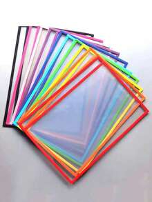 1/2/4/6 Stücke wiederverwendbare Trocken Abwisch Taschen, überdimensionierte beschreib- und abwischbare Taschen, klare Kunststoff Hüllen, Lehrer Schul- und Klassenzimmer Zubehör