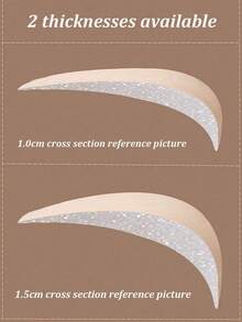 2pcs Invisible Removable Shoulder Pads, Breathable Sponge Shoulder Pads, Reusable Self-Adhesive Shoulder Pads For Women, Right Angle Shoulder Tools For Women Men Oblique High And Low Shoulders Suit Jackets T-Shirts, Seamless Shoulder Pads Jackets Non-Slip Sponge Pads