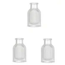 3/6/12 pezzi Vasi mini trasparenti, per decorazione di matrimoni e feste, vasi sciolti da 50ml, bottiglie diffusore, decorazione da tavolo, adatti per decorazione di negozi di fiori in stile bohémien moderno - Multicolore - Visualizzare 13