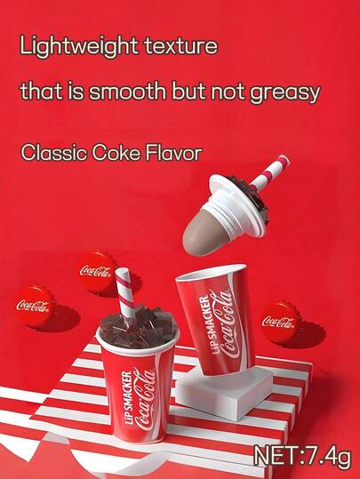 LIP SMACKER Unique Cup-Shaped Lip Balm - Classic Cola Flavor