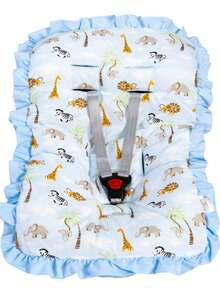 Comfort Baby Cover MT Soft Padded Boy And Girl Various Prints - 藍色野生動物園 - 查看 4