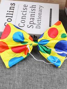 1个卡通3D波点发箍，配有超大蝴蝶结，适合化装舞会、舞台表演、小丑装扮、爵士礼帽、魔术师装扮、万圣节、狂欢节、派对、送朋友的礼物，美发配饰，头饰，发箍 - 彩色 - 查看 13