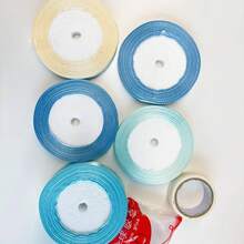 12/40pcs Pink And Blue Cute Bows, Bow Wall Decor, Christmas Tree Decoration Bows, Wedding Decoration Background Wall, Suitable For Christmas Gift, Birthdays, Party, Home Decoration Christmas Decorations Room Decor Winter