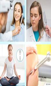 DEXSUR Medical Grade Aluminum Alloy Sensory Tuning Fork Activator For Healing, Therapy Non Magnetic, One Each Of C 128 Tuning Fork - ColorC - 查看 2