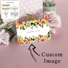 Tarjetas de felicitación personalizadas, tarjetas de agradecimiento con motivos florales, tarjetas de agradecimiento por regalos, tarjetas de agradecimiento por bodas, tarjetas de felicitación con texto personalizado, tarjetas del Día de la Madre, tarjetas de cumpleaños, tarjetas de agradecimiento, fiestas, celebraciones, cumpleaños, temporada de bodas, tarjetas con mensajes de regalo, postales, tarjetas de felicitación por bodas, cartas de amor, temporada de bodas - tarjeta - Ver 1