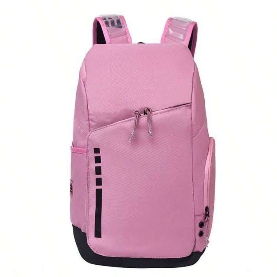 Mochila de baloncesto unisex, mochila escolar, mochila deportiva de viaje o mochila para portátil. - Rosa vieja - Ver 1