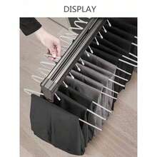 5/10 Pieces Metal Goose Shape Trousers Rack, Non-Slip Clothes Organizer Rack For Wardrobe Room Decor Home Decor Bedroom Decor Room Decor Decoration Decor Storage Organizer Spring Minimalist Summer Tops.Distributed On Saudi National Day