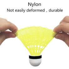 Nylon Badminton Shuttlecocks With Great Stability Durability Indoor Outdoor Sports Training Balls