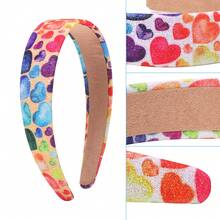 1/10pcs Scallion Powder Flower & Heart Headband, Sweet Hair Hoop Versatile For Party, Daily, School, Holiday Wear