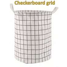 سلة ملابس قماشية قابلة للطي متعددة الوظائف، سلة تخزين ملابس للمنزل والغرفة، سلة تخزين كبيرة السعة محمولة متعددة السيناريوهات، هدية عيد الميلاد