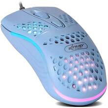 Wired Optical PC Gaming Mouse 1000DPI 3 Buttons Plug & Play Ergonomic Design Precision For Gaming Compatible With Laptop Computer - 白色 - 查看 4