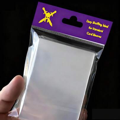 100/200/300/500/1000pcs Soft Clear Sleeves For Standard Trading Cards, Suitable For MTG, TCG, Sports Cards And Gaming Cards