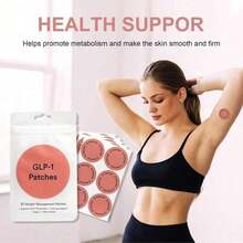GLP-1 Patches By Kind Patches Unisex,Firming Skin Care Women,GLP 1 Patch Body Care Mild All Skin (1 Pack - 30 Count)