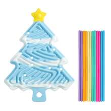 Tablero de actividad sensorial de árbol de Navidad creativo, juguete sensorial para adolescentes, juguete de tablero sensorial para aliviar el estrés para adolescentes, juguete educativo multicolor, regalo de Navidad y Año Nuevo, ayuda a desarrollar habilidades motoras finas