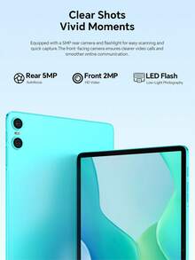 Teclast P33 New Tablet ,Android 15 10.1 InchIPS, 1280X800 Resolution,Allwinner A333 Penta- Core, 9GB* (3GB+6GB Virtual Extension)64GB Storage ,WIFI ,6000mAhType-C Charging, Rear 5MP Front 2MP Dual HD Cameras, Limited Time Offer Free Ramdom Leather Case