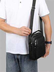 Fashionable Casual Men's One Shoulder Messenger Bag, Suitable For Outdoor, Travel, Shopping, Commuting - Multicolor - View 6