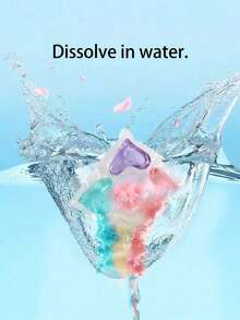 120 Pieces/Pack 5-In-1 Laundry Detergent Capsules, Concentrated Fragrance Fabric Softener, Stain Remover With Long-Lasting Fragrance, Powerful Cleaning Washing Beads, Herbal Fragrance For Household - Multicolor - View 3