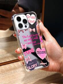 God Bless You Pattern Mirror Anti-Fall Sleeve Phone Case Compatible With IPhone 13/11/17/16/14/15/15pro/15 Plus/15 Promax/7plus/8plus/X/Xs Max/Xr/11pro/12pro/13pro/14pro/12mini/13mini/11promax/12promax/13promax/14promax/14plus/17pro/17Air/6/6s Plus/7/8/16Pro/16plus/16promax/Se2/17promax&Compatible With Samsung Galaxy/A54/A14/A12/A13/A15/A32/A33/A24/A52S/S20/S21/S22/S23/S24/S23Plus/S24ultra/S25/A15/A33/A23