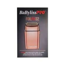 BaBylissPRO BaByliss PRO  FOILFX02  Cordless Metal ROSE GOLD Double Foil Shaver FXFS2RG-ROSE GOLD - Rose Red - View 3