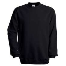 B&C Unisex Set In Modern Cut Crew Neck Sweatshirt (Black) - Coffee Brown - View 2