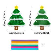 Tablero de actividad sensorial de árbol de Navidad creativo, juguete sensorial para adolescentes, juguete de tablero sensorial para aliviar el estrés para adolescentes, juguete educativo multicolor, regalo de Navidad y Año Nuevo, ayuda a desarrollar habilidades motoras finas
