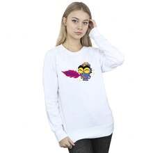 Disney Womens/Ladies Big Hero 6 Baymax Fred Fired Up Sweatshirt (White) - White - View 1
