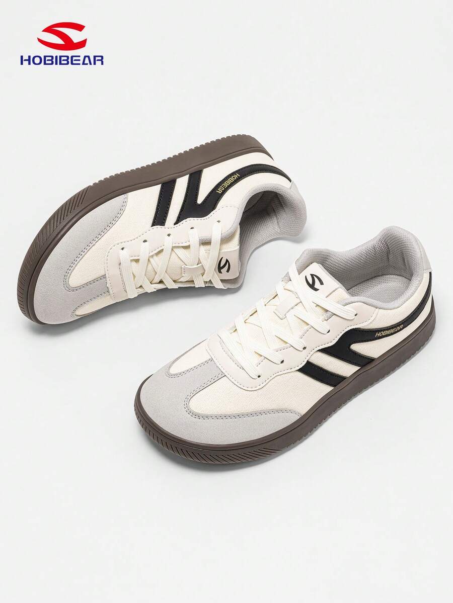 HOBIBEAR 成人宽版赤足鞋，舒适柔软橡胶鞋底，超宽鞋头，轻便户外徒步运动鞋 - 米色 - 查看 1