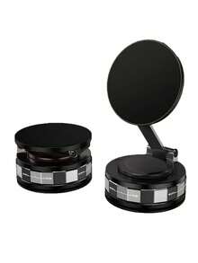 2025新款360度旋转铝合金磁吸盘车载支架便携式新设计折叠式手机支架单手操作适用于车辆、桌面、墙壁全方位多角度调节 PS：仅支持安装在光滑表面上兼容、Android手机，生日、家人、朋友的礼物汽车配件，车载手机支架 - 彩色 - 查看 14