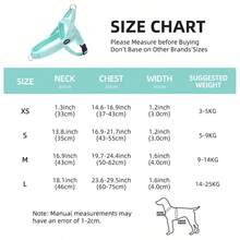 HP391 Reflective No-Pull Dog Harness With Soft Padding - Adjustable, Comfort Fit For Small To Medium Breeds