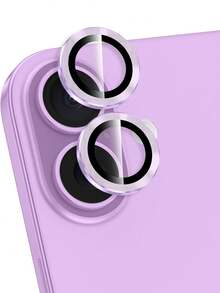 Juego de 3 piezas adecuado para 17/17 Pro/17 Pro Max/17 Air16 Pro/16 Pro Max, película protectora de lente de cámara, anillo de metal brillante con diamante, película protectora resistente a los arañazos de dureza 9H, accesorios de moda para teléfonos móviles, compatible con carcasas protectoras