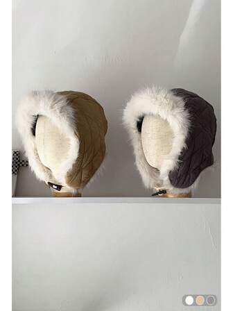 Unisex varm, termofodrad, vindtät bomberhatt med hörselskydd, lämplig för utomhuscykling, vinter, nordöstra Kina