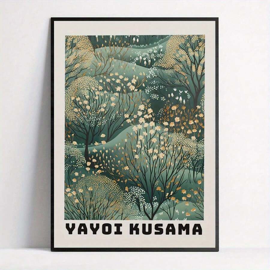 Abstract Japanese Landscape Canvas Art Print - Frameless Wall Decor For Living Room, Bedroom, Home Office - Vintage & Modern Style