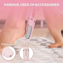 Smooth Pedicure Wand For Feet, Electric Foot Callus Remover, Rechargeable Pedicure Tools, Feet Care Nail, Cuticle Exfoliator Daily