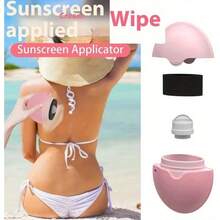 Sunscreen Applicator For Adults & Families - & Refillable, Sunblock Buddy Brush Set With Protective Caps, Sun Lotion Applicator Sun Cream Brush - Multicolor - View 6