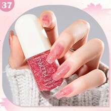 10毫升可撕拉式新型指甲油，水性免烤撕拉式持久速干指甲油，易于使用，适合新手指甲 - 彩色 - 查看 16