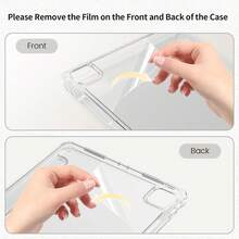 Case Compatible With IPad 10th Generation 10.9 Inch 2022/IPad (A16) 11th Generation 11 Inch 2025/IPad Air 4th/5th, IPad Pro 2020/2021/2022/2024, Slim Stylish Clear IPad Case With Pencil Holder, Multi Angles Folding Y-Shaped Stand Cover