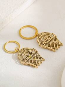 1 Peça Chaveiro Personalizado - Chaveiro de Design de Sorvete de Esmalte Fofo, Chaveiro de Aço Inoxidável, Nome Personalizado, Presente de Formatura/Aniversário/Dia da Mãe/Halloween/Natal para Menino e Menina, Novidade 2025