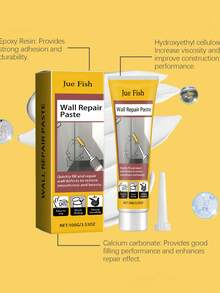 Waterproof And Leakproof Magic Repair Paste: Repairs Cracks, Holes, And Seals In Ceilings, Walls, And Pipes. Quick-Drying, Long-Lasting, And Excellent For Bathrooms, Kitchens, Walls, Pipes, Etc. (The Pointed Design Allows For Greater Control, Making It A Convenient, Oversized DIY Tool For Repairs.) (New And Old Versions Are Sent Randomly.)