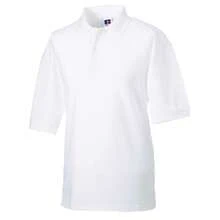 Jerzees Colours Russell Mens Classic Short Sleeve Polycotton Polo Shirt (White) - White - View 3