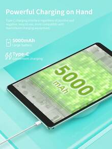 Teclast 台电 P85T 平板电脑（全志 A523 八核 1.8GHz 处理器/4GB 内存/64GB 存储/8 英寸 800*1280 IPS 显示屏/WIFI6/蓝牙 5.0/5000mAh 电池/Type-C 接口/30MP + 2MP 双摄像头/Android 14 系统）含键盘和配件套装 - 藍色 - 查看 8