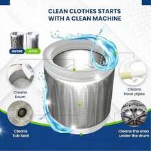 5/10/20/30/100片装洗衣机清洁片 - 深层清洁滚筒和内筒，适用于滚筒式、脉冲式和高效洗衣机 - 有助于去除异味残留、宠物毛发和硬水 - 适用于化粪池系统 - 顏色 - 查看 4