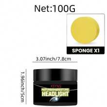 Headlight Restoration Kit - Renew Yellow Hues, Scratch & Blur Repair, Restore Brightness To Both Front & Rear Headlights, Easy Application, ABS Resin, Vehicle Lighting Upgrade | Smooth Finish | Restoration Efficiency, Car Light Restoration