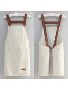 防水围裙 防污围裙 厨房防油服 无袖烹饪围裙 厨房清洁用品 - 彩色 - 查看 1