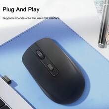Souris sans fil, souris ergonomique 2,4 G, proche de la paume, stable et fluide, faible latence. Équipée d'un récepteur USB, souris sans fil portable, convient aux ordinateurs portables/Windows/ordinateurs, au bureau et aux loisirs